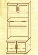 Шкаф комбинированный 111