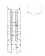 Шкаф-сервант ШК-11